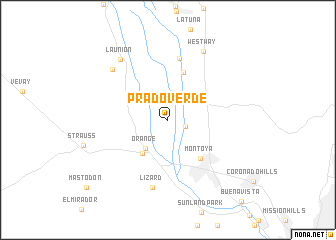 map of Prado Verde