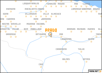 map of Prado
