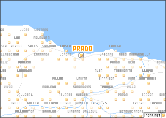 map of Prado