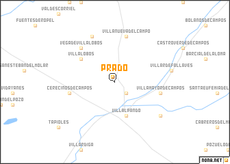 map of Prado