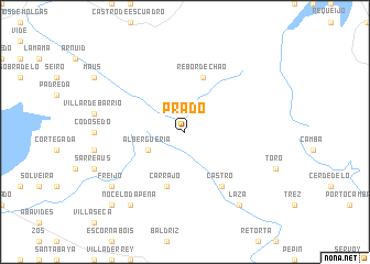 map of Prado