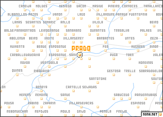 map of Prado