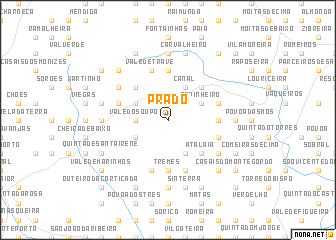 map of Prado