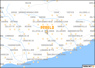 map of Praelo