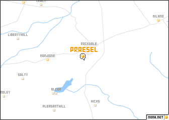 map of Praesel
