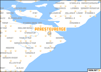 map of Præstevænge