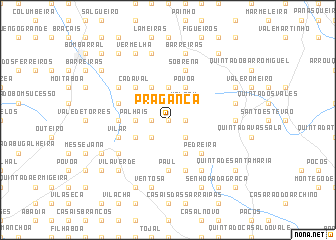 map of Pragança