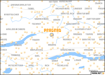 map of Prägrad