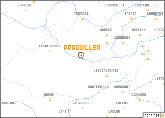 map of Praguillen