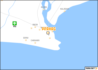 map of Prāhag