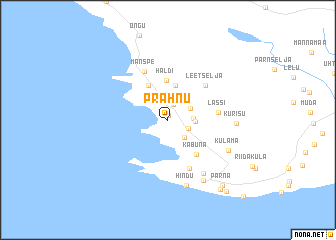 map of Prähnu