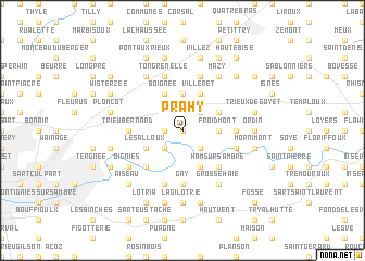 map of Prahy