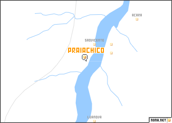 map of Praia Chico