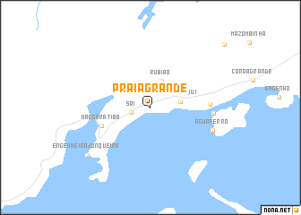 map of Praia Grande