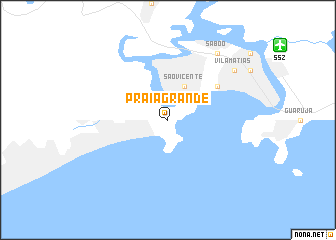 map of Praia Grande