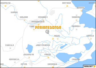 map of Praia Redonda