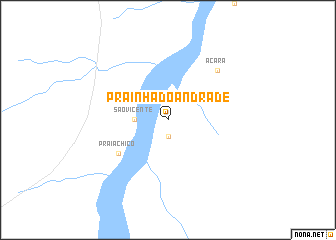 map of Prainha do Andrade