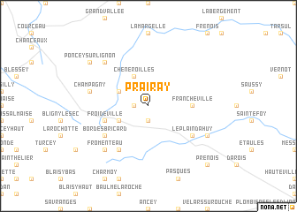 map of Prairay