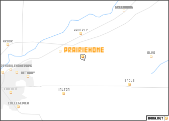 map of Prairie Home