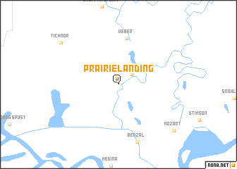 map of Prairie Landing