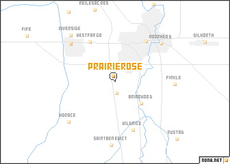 map of Prairie Rose