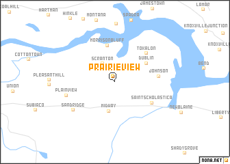 map of Prairie View