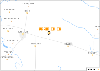 map of Prairie View