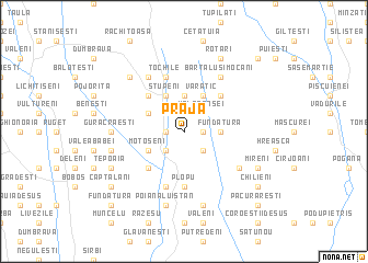 map of Praja