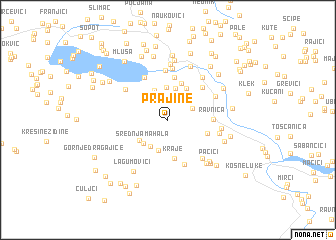 map of Prajine