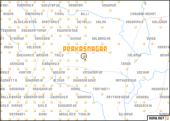 map of Prakāsnagar