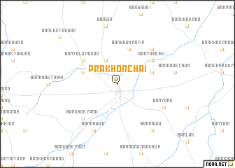map of Prakhon Chai
