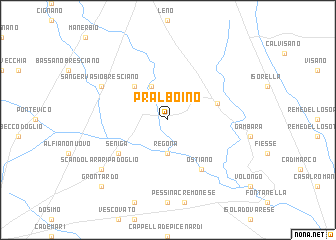 map of Pralboino