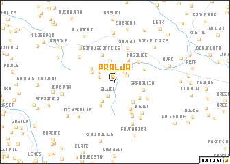 map of Pralja