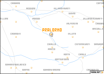 map of Pralormo