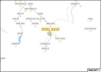 map of Pralovin