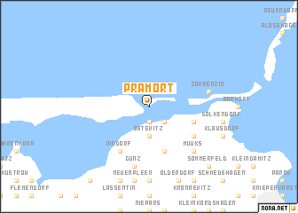 map of Pramort