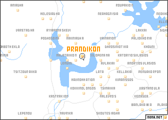 map of Prandikón