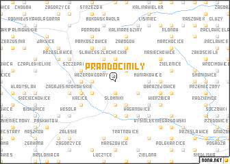 map of Prandocin-Iły