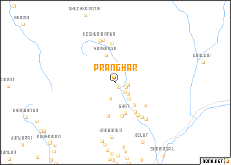 map of Prānghār