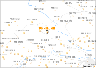 map of Pranjani