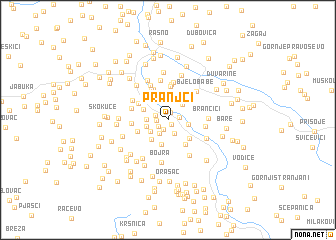 map of Pranjci