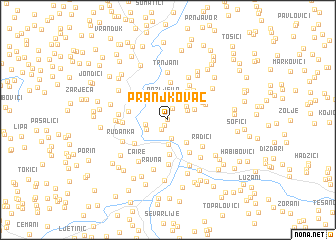 map of Pranjkovac