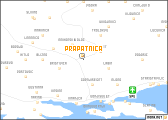 map of Prapatnica