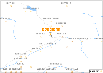 map of Pra Piano