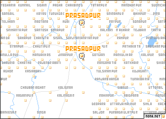 map of Prasādpur