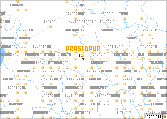 map of Prasādpur