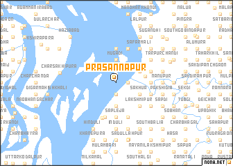 map of Prasannapur