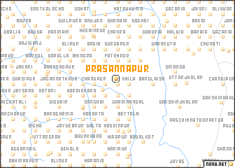 map of Prasannapur