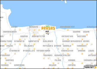 map of Prasás