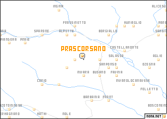 map of Prascorsano